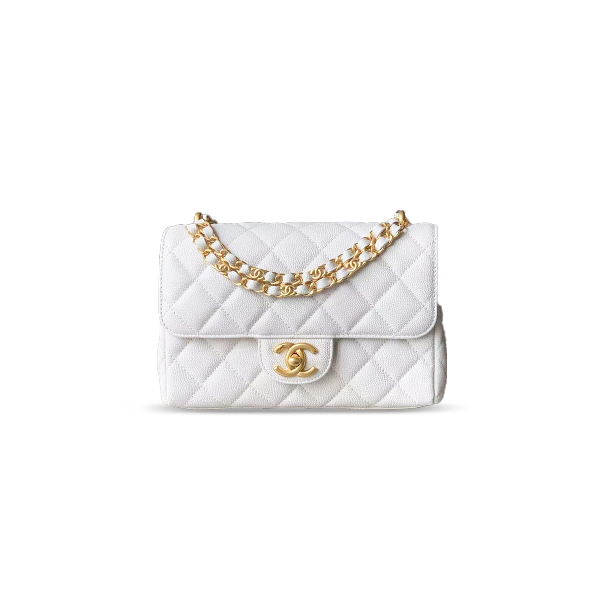 CHANEL CAVIAR WALLET ON CHAIN 321493 (22*14*6.5cm)